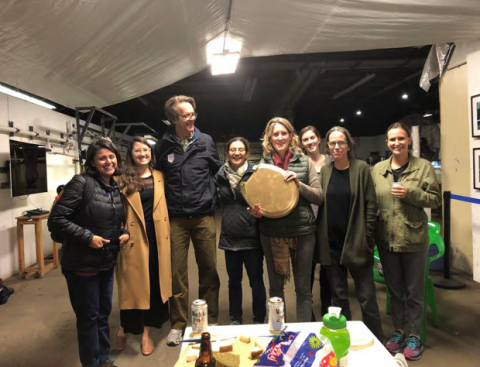 The Lower Raritan Watershed Partnership’s 2019 data was added to New York City Water Trail Association’s dataset. They received the Golden Toilet Award for the highest sampled Enterococcus concentrations of the season. (Photo Credit: The River Project)